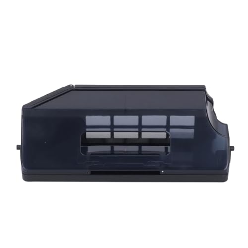 TOOLSGO Ersatz-Staubbehälter-Box Kompatibel mit E covacs X1 T10 Omni Turbo Roboter Staubsauger Teil Zubehör Robuste Staubauffangbox (Schwarz) von TOOLSGO