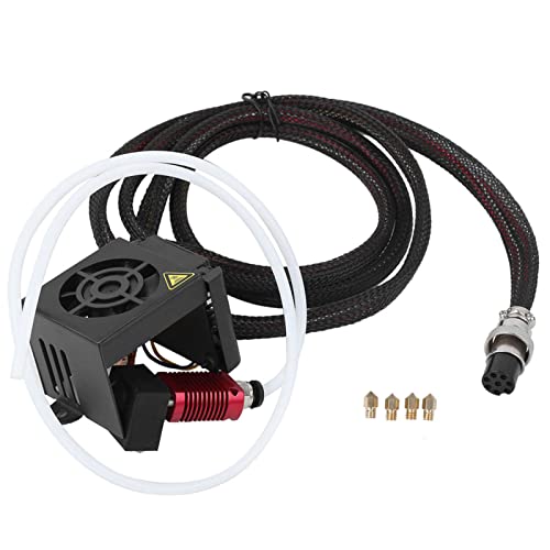 TOOLSGO Extruder-Kit Hohe Sicherheit Starke Anpassungsfähigkeit 3D-Druckerzubehör Geeignet für CR‑10/Ender3 Komplettset Düsenlüfter (jh-80-12V) von TOOLSGO