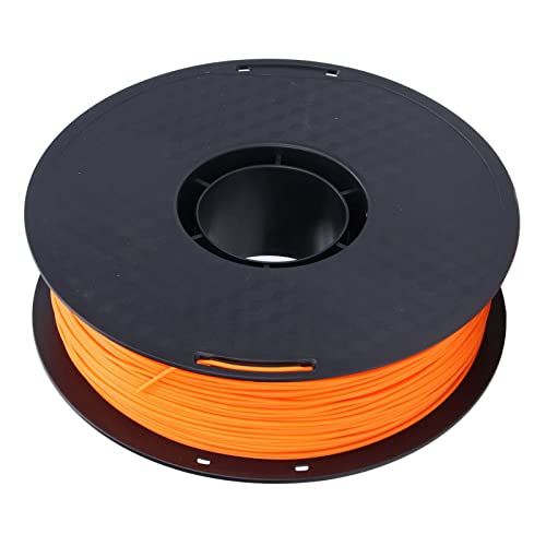 TOOLSGO Filamentdruckmaterialien Hochflexibles PLA-Kunststofffilament für 3D-Drucker-Extruderstiftzubehör 1.75 mm (Orange) von TOOLSGO