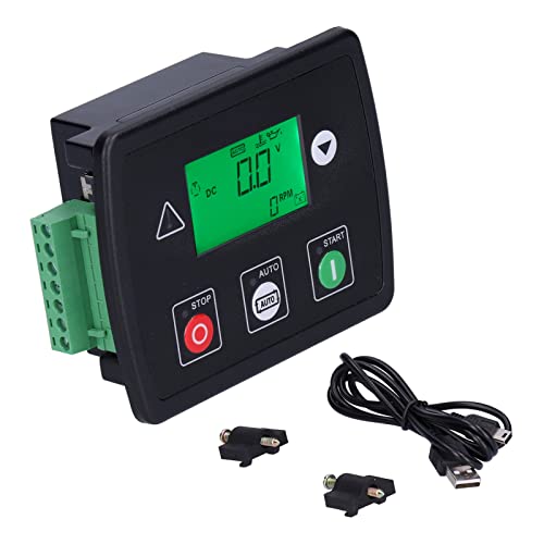 TOOLSGO Generator-Set-Controller Elektrischer BenzinDiesel-Monitor LCD-Display 8‑35V LXC706 für kleine Benzingeneratoren von TOOLSGO