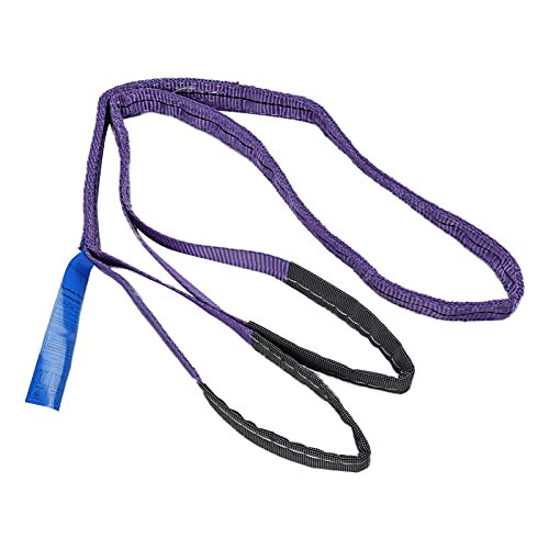 TOOLSGO Heben von Schleudern Gurte Hochleistungsstufe 1T Ladungskapazität Polyester Hochfrüchte farbenfrohe Flachnetz für Bauschiffe Ports (2m （6,56 Fuß）) von TOOLSGO