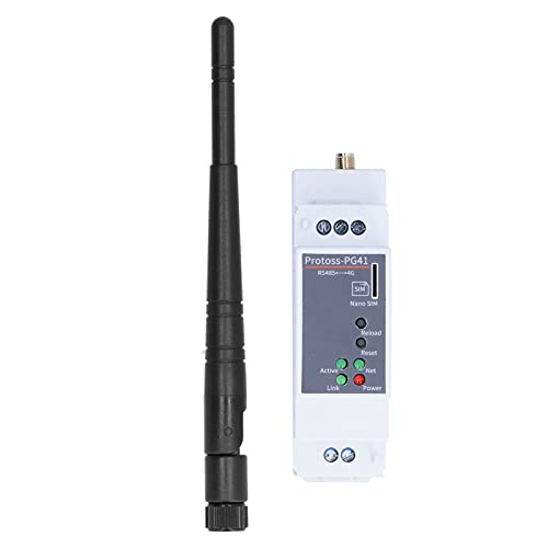 TOOLSGO Industrieller RS 485 zu 4G DTU Ethernet Seriell Server DIN Schienenmontage 5 Modus 13 Band 9-50VDC für IoT Anwendungen Datenübertragung von TOOLSGO