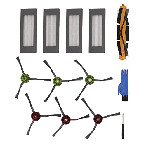 TOOLSGO Kehrmaschine Hauptbürste Seitenbürste Filter Schraubendreher-Set Ersatzzubehör kompatibel mit Yeedi VAC VACmax VAC Station Sweeper TOOLSGO Kehrmaschine Hauptbürste Seitenbürste Filter Schraubendreher-Set Ersatzzubehör kompatibel mit Yeedi VAC VACmax VAC Station Sweeper von TOOLSGO