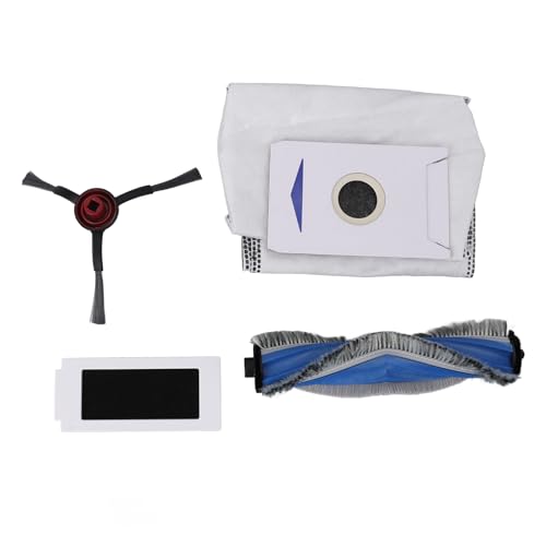 TOOLSGO Kehrroboter Ersatzzubehör Kit Hauptbürste Seitenbürste Staubbeutel Filter Kompatibel mit EcovacsT30 Pro Omni T30 Max Einfach zu Entfernen und zu Ersetzen von TOOLSGO