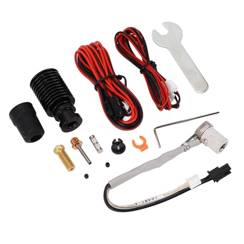 TOOLSGO Keramik-Hot-End-Kit Kühlkörper ufsicherer Heatbreak 24V 50W Heizstab 0.4 mm Düse High Flow Hotend Ersatzteile für 3D-Drucker TOOLSGO Keramik-Hot-End-Kit Kühlkörper ufsicherer Heatbreak 24V 50W Heizstab 0.4 mm Düse High Flow Hotend Ersatzteile für 3D-Drucker von TOOLSGO