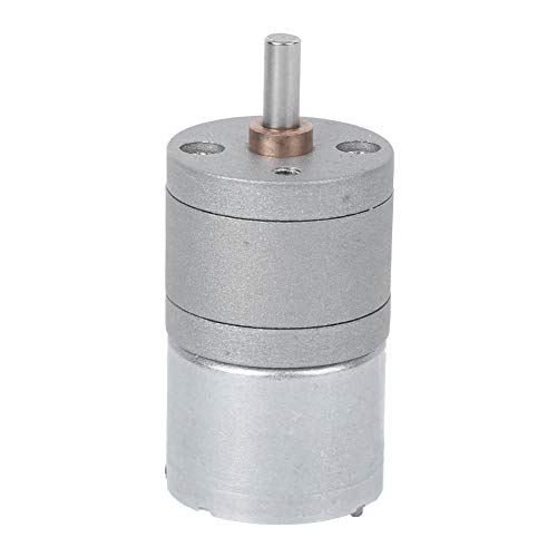 TOOLSGO Mini DC Motorbürste High Torsion niedriges Rauschen 6v12v 4 mm Welle für Roboter Elektrische Vorhänge Lüfter kleine Haushaltsgeräte (6V-34RPM) von TOOLSGO