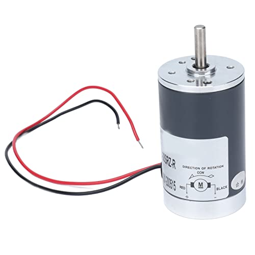 TOOLSGO Miniatur-DC-Motor 3000RPM Doppelkugelgelagerter Hochgeschwindigkeits-Elektromotor für verschiedene Geräte und Haushaltsgeräte (24V) von TOOLSGO