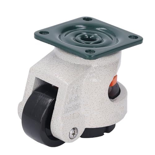 TOOLSGO Nivellierung Caster Caster 40 mm im Außendurchmesser Hochlagerhöhe einstellbares Plattenlad für Möbel Arbeitbank mechanische Schränke von TOOLSGO
