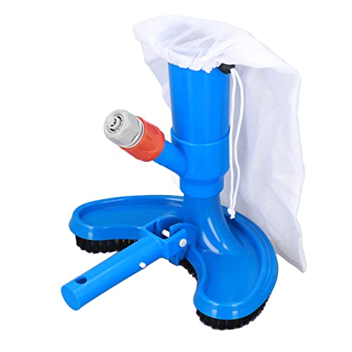 TOOLSGO Pool-Staubsauger Mini-Jet-Unterwasserreiniger mit Bürste und Netzbeutel für Schwimmbäder Spas Springbrunnen zur Befestigung am Gartenschlauch von TOOLSGO