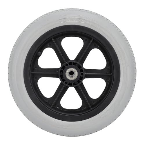 TOOLSGO Rollstuhlfahrer 12 Zoll Festes Pu -Rad nicht -Schlupf -Sicherheitshandbuch Rollstuhl Ersatzteile für Wanderer grau TOOLSGO Rollstuhlfahrer 12 Zoll Festes Pu -Rad nicht -Schlupf -Sicherheitshandbuch Rollstuhl Ersatzteile für Wanderer grau von TOOLSGO