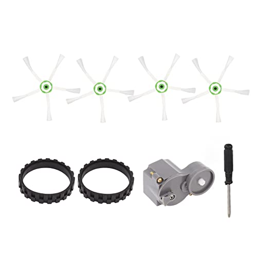 TOOLSGO Seitenbürstenmotor Modul Schraubendreher Reifen Hautersatzzubehör kompatibel mit i7 E5 E6 I3 Vakuumreiniger TOOLSGO Seitenbürstenmotor Modul Schraubendreher Reifen Hautersatzzubehör kompatibel mit i7 E5 E6 I3 Vakuumreiniger von TOOLSGO