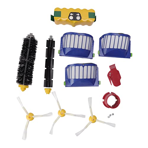 TOOLSGO Teile von Kehrer -Ersatzteilen 14.4 V 3500MAH NIMH Batterie Hauptbürste Pinsel und Filterersatz Set kompatibel mit IrobotRoomba -Kehrmaschine TOOLSGO Teile von Kehrer -Ersatzteilen 14.4 V 3500MAH NIMH Batterie Hauptbürste Pinsel und Filterersatz Set kompatibel mit IrobotRoomba -Kehrmaschine von TOOLSGO