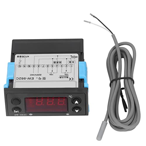TOOLSGO Temperaturcontroller Defrosting Kühlthermostat Digital Anzeige AC 220 V für Kühlschrankkühleinheiten von TOOLSGO