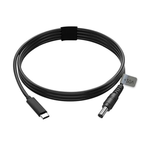 TOOLSGO USB -C -zu -DC -Stromladekabel 10 m 32,8ft 20V 5A Ausgangstyp C Männlich an DC 5,5 x 2,1 mm männliches Kabel für 100 -W -PD -Ladegerät für Laptops von TOOLSGO