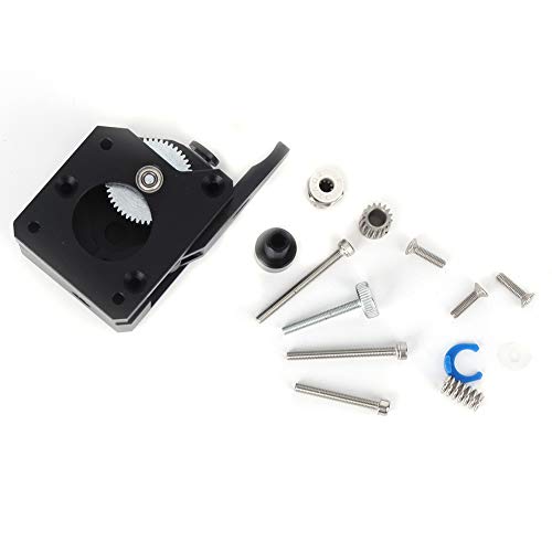 TOOLSGO Vollmetall Doppelzahn Extruder Legierungs Doppelantrieb Zuführung 3D Druck Upgrade Teile für verbesserte Filamentzufuhr von TOOLSGO