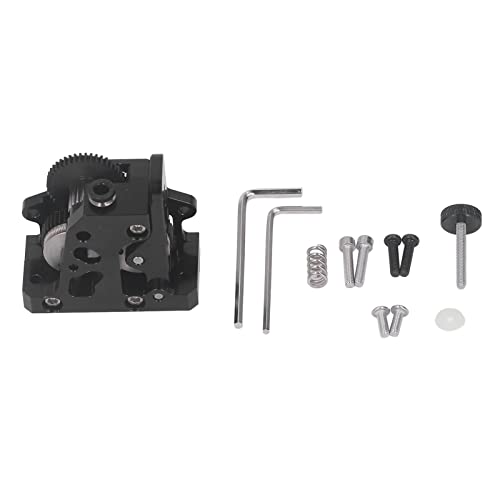 TOOLSGO Vollmetall Extruder Kit aus gehärtetem Stahl mit Hochdrehmoment Getriebe kompatibel mit CR 10 CR 10S Ender 3 Ender 3 V2 (Schwarz) von TOOLSGO