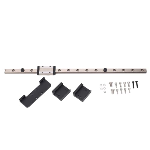 TOOLSGO X-Achse Linearführung 3D Drucker Kit Hochkohlenstoffchromstahl Linearführung mit Gleitblöcken Kompatibel mit Neptune 3 / Pro / 4 von TOOLSGO