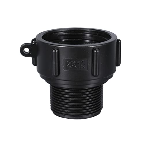 IBC Wassertank-Adapter, 5,1 cm Transferadapter auf Gartenschlauch-Verbindungsstück (S60 x 6 Grobgewinde auf G1,5 Zoll) von TOOLSTAR