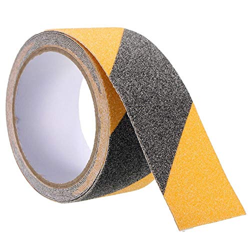 TOOLSTAR Anti-Rutsch-Klebeband, 5 m x 25 mm, Anti-Rutsch-Sicherheitsklebeband, selbstklebend, Warnband, wasserdicht für Böden, Wände, Rohre, Treppen oder Ausrüstung, Gelb TOOLSTAR Anti-Rutsch-Klebeband, 5 m x 25 mm, Anti-Rutsch-Sicherheitsklebeband, selbstklebend, Warnband, wasserdicht für Böden, Wände, Rohre, Treppen oder Ausrüstung, Gelb von TOOLSTAR