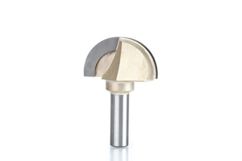 TOOLSTAR Router Bit, 1,27 cm gerader Schaft, runder Boden, Oberfräsen-Bits für Holzbearbeitung, Hartmetallbestückt, Hohlkammer-Box-Fräser (1/2 x 1-3/8) von TOOLSTAR