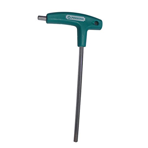 TOOLSTAR Sechskant-Schlüsselschlüssel, 1,5 mm - 10 mm T-Griff, Sechskantschraubendreher, Sechskant-Steckschlüsselschlüssel, Handwerkzeuge für Sechskantschrauben/Bolzen/Befestigungen (1 Stück) von TOOLSTAR