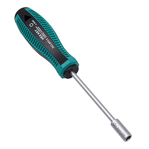 TOOLSTAR Steckschlüssel-Schraubendreher, 5 mm, Metall, für Reparaturen im Haushalt. TOOLSTAR Steckschlüssel-Schraubendreher, 5 mm, Metall, für Reparaturen im Haushalt. von TOOLSTAR