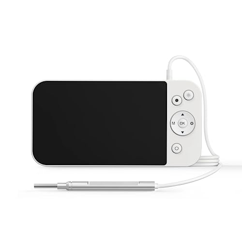 Boreskope Endoskope MS500 DIGITALER OTOSKOP MIT 5-ZOLL HD-MONITOR, 5-ZOLL IPS-BILDSCHIRM 1080P HD-KAMERA & IP67 WASSERDICHTE SONDE, 2500MAH WIEDERAUFLADBARE LITHIUMBATTERIE (MS500) von TOOLTOP