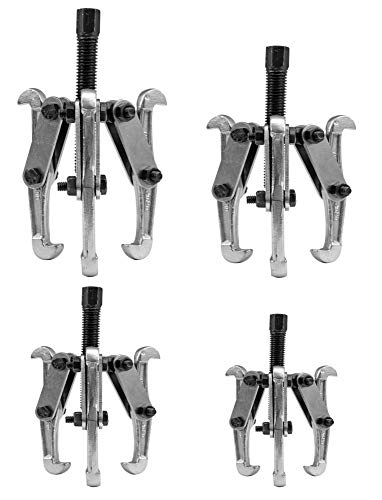 4 Tlg Set Innen und Außen Abzieher 3 Arm Dreiarm 75 100 150 200 mm von TOOLTRADERS