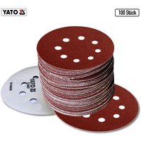 5 bis 250 stück Klett Schleifscheiben Haftschleifscheiben Schleifpapier gelocht +ø 125 mm, P100, 100 Stück 5 bis 250 stück Klett Schleifscheiben Haftschleifscheiben Schleifpapier gelocht +ø 125 mm, P100, 100 Stück von TOOLTRADERS
