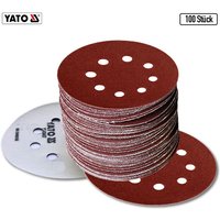 5 bis 250 stück Klett Schleifscheiben Haftschleifscheiben Schleifpapier gelocht +ø 125 mm, P80, 100 Stück 5 bis 250 stück Klett Schleifscheiben Haftschleifscheiben Schleifpapier gelocht +ø 125 mm, P80, 100 Stück von TOOLTRADERS