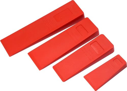 Holzspaltkeile Spaltkeile Fällkeile Scheitkeil Hammerkeil Treibkeil Kunststoff 4er-Set Nachsetzkeil von TOOLTRADERS
