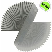 Tooltraders - Cuttermesser Abbrechklingen Teppichmesserklingen Ersatzklingen 100 Stück 18mm Tooltraders - Cuttermesser Abbrechklingen Teppichmesserklingen Ersatzklingen 100 Stück 18mm von TOOLTRADERS