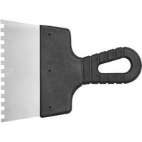 Toya - Kleberspachtel Aufstreichspachtel gezahnt +150mm Zahn 6x6mm von TOYA
