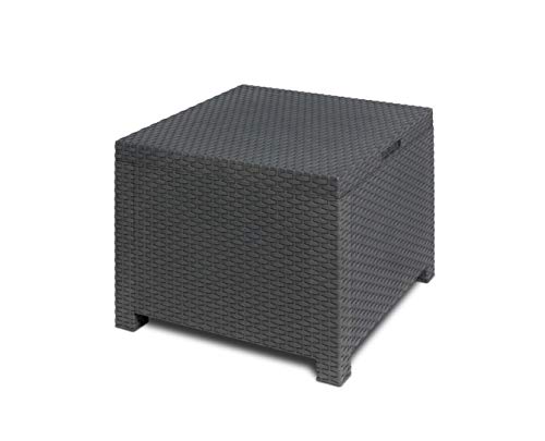 Toomax Artemide Box Beistelltisch für den Außenbereich aus recyceltem Kunststoff anthrazit Toomax Artemide Box Beistelltisch für den Außenbereich aus recyceltem Kunststoff anthrazit von TOOMAX
