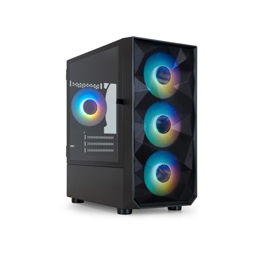 TOOQ TQGCC901-B – „Seizure“ Micro-ATX/Mini-ITX Minitower-Gaming-Gehäuse, gehärtetes Glas, inklusive 4 ARGB-Lüfter, Schwarz TOOQ TQGCC901-B – „Seizure“ Micro-ATX/Mini-ITX Minitower-Gaming-Gehäuse, gehärtetes Glas, inklusive 4 ARGB-Lüfter, Schwarz von TOOQ