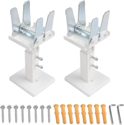 2er Set Stahl Heizkörper Halterung für Plattenheizkörper - Verstärkte und Höhenverstellbare Fußstützen, Robust für Haushalt mit Einfacher Installation​ von TOOSOAR