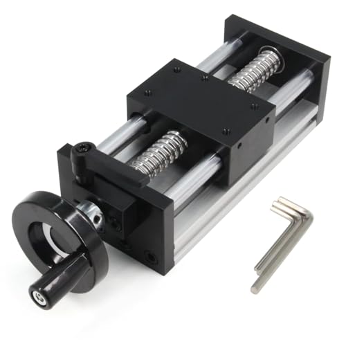 Doppeloptische Achse Manueller Kreuzschiebetisch mit Handrad und Sperrfunktion, 100mm Effektiver Hub, Präzisions-Kugelschraube für CNC- und DIY-Anwendungen Doppeloptische Achse Manueller Kreuzschiebetisch mit Handrad und Sperrfunktion, 100mm Effektiver Hub, Präzisions-Kugelschraube für CNC- und DIY-Anwendungen von TOOSOAR
