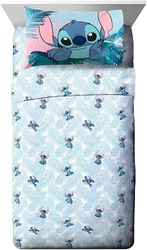 TOOTYY Stitch Kinder Bettwäsche Print Mikrofaser Bettbezug Mit Kopfkissenbezug, Jungen Teens Bettwäsche Set Kinder Erwachsene, Weich Haltbar Atmungsaktive Single 220x240 von TOOTYY