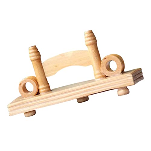 TOOYFUL Handfächer Display Halter Spitze Handfächer Ausstellungsständer Faltbarer Fächerständer, Holz von T TOOYFUL