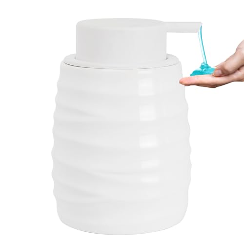 TOOZFO Seifenspender Keramik mit einfach zu drückender Pumpe Handlotionspender Schraube für Shampoo Bad Küche 12oz TOOZFO Seifenspender Keramik mit einfach zu drückender Pumpe Handlotionspender Schraube für Shampoo Bad Küche 12oz von TOOZFO
