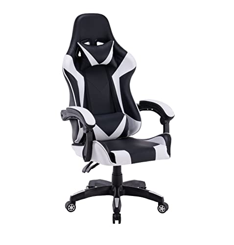 Remus Swivel Gaming Chair White von TOP E SHOP