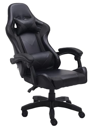 Topeshop FOTEL Remus CZERÅƒ Office/Computer Chair Padded seat Padded backrest von TOP E SHOP