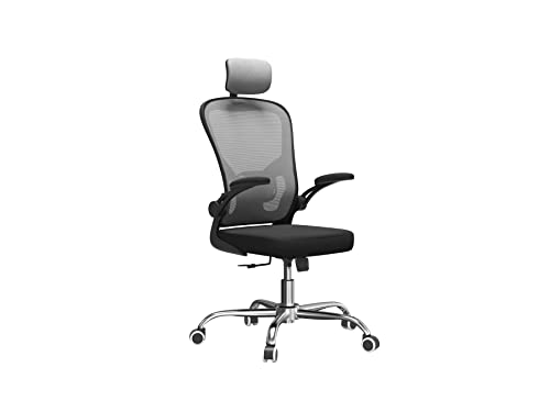 Topeshop FOTEL Dory SZARY Office/Computer Chair Padded seat Mesh backrest von TOP E SHOP