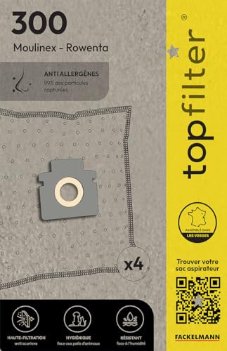 TopFilter 64300 4 Staubsaugerbeutel Hoover, Staubsaugerbeutel Hoover, Staubsaugerbeutel, Vlies, Polypropylen, Kunststoff, Gummi, 30 x 26 cm TopFilter 64300 4 Staubsaugerbeutel Hoover, Staubsaugerbeutel Hoover, Staubsaugerbeutel, Vlies, Polypropylen, Kunststoff, Gummi, 30 x 26 cm von TOP FILTER