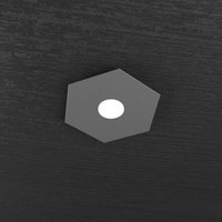 Top-light - Toplight Hexagonal Deckenleuchte Hexagon 1-flammig mit GX53 Fassung, anthrazitfarbene Struktur, modernes Design 25x29x3cm Top-light - Toplight Hexagonal Deckenleuchte Hexagon 1-flammig mit GX53 Fassung, anthrazitfarbene Struktur, modernes Design 25x29x3cm von TOP-LIGHT