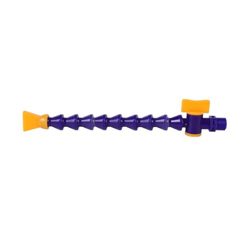 1/4" PT Wasseröl Kühlmittelrohrschlauch, Flache Drehmaschine CNC Maschine Flexible Runde Düse Wasseröl Kühlmittelrohrrohrschlauch Kühlrohr mit Schalter, 200mm von TOP-MAX