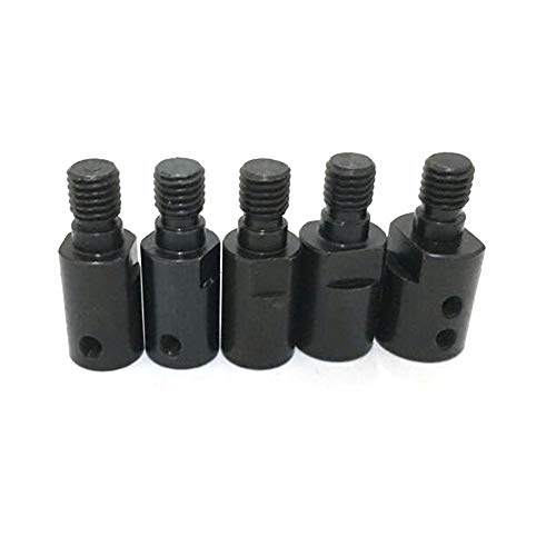 1 Stück M10 Verbindungsstange 14mm Stahl Motorwellenkupplung Winkelschleifer Hülse Sägeblattkupplung Verbindungsstange Adapter von TOP-MAX