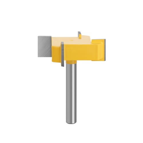 1 Stücke 6mm Schaft Reinigung Fräser, Spoilboard Oberfläche Fräser Bit Holzbearbeitung Fräsen Schneidwerkzeug (1/2 Zoll) von TOP-MAX