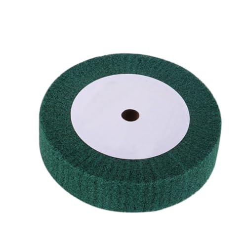 150mm Nylonfaser Polierscheibe, Grit 180 Schleifscheibe Polierpad Schleifmittel Zubehör für Edelstahl, Kupfer, Aluminium, Metall, Holz von TOP-MAX