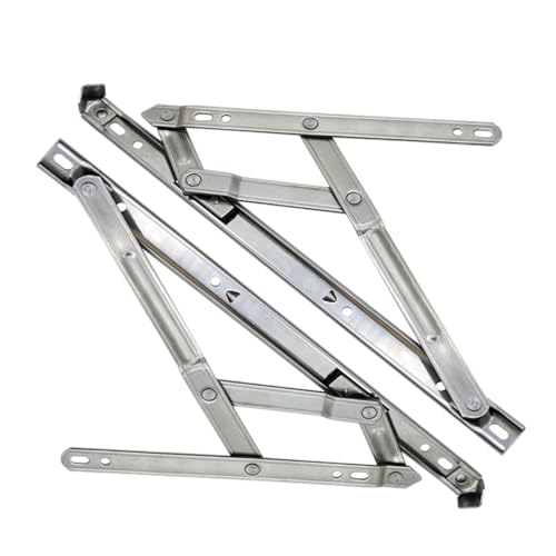 2 Stück Flügelfensterscharnier Edelstahl, 40cm Fenster Scharnier Reibungsscharniere verdecktes 2 Stück Flügelfensterscharnier Edelstahl, 40cm Fenster Scharnier Reibungsscharniere verdecktes von TOP-MAX